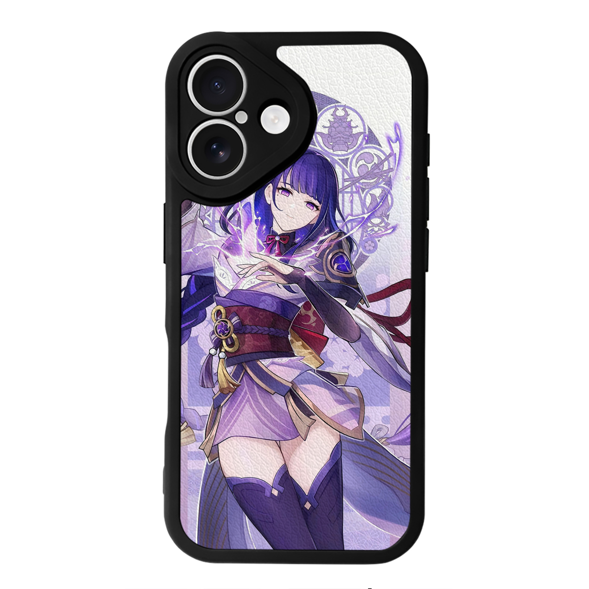 げんし神 genshin 【iPhone 16シリーズ対応】シリコンスマホケース（レザー調） 材質：シリコン